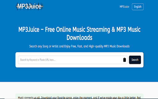 MP3Juice – Free Online Music Streaming & MP3 Music Downloads screenshot