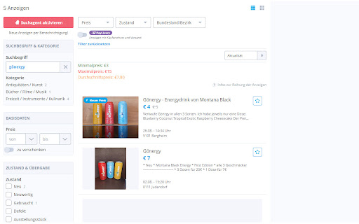 Willpreis screenshot