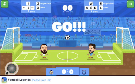 Football Legends Unblocked Game screenshot