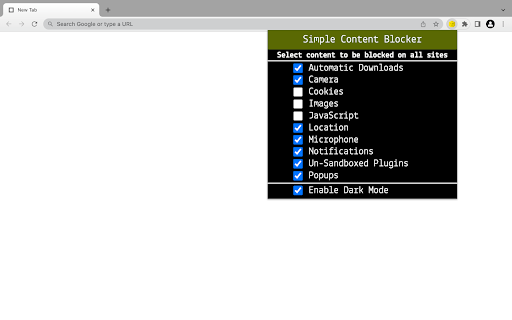 Simple Content Blocker - S.C.B screenshot