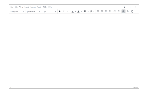 Word Editor screenshot