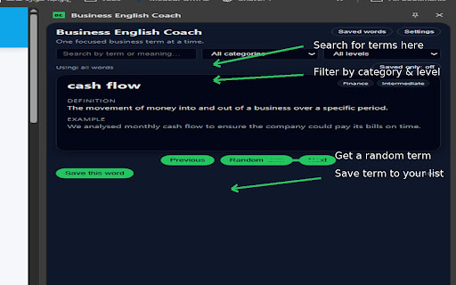 Business English Coach screenshot