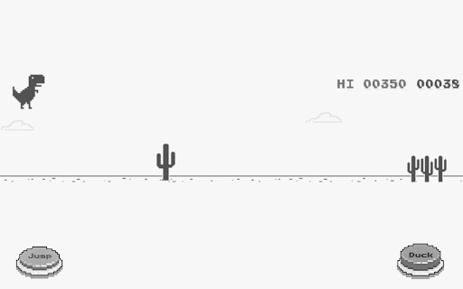 Dino game screenshot