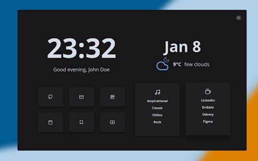 Bento - New Tab Page screenshot