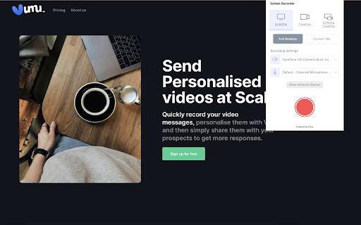 Vumu App screenshot