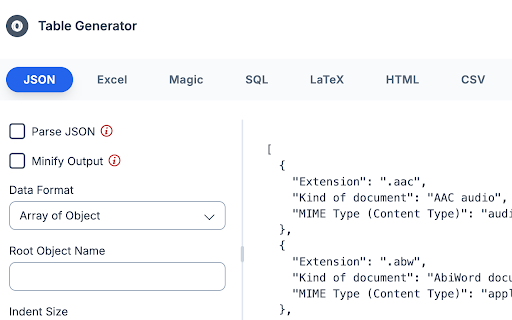 Table Detection & Extraction screenshot