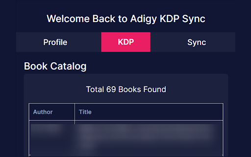 Adigy Sync screenshot