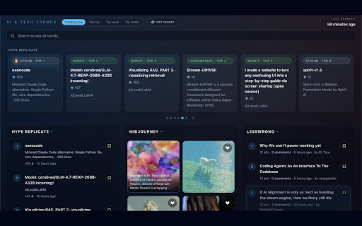 AI & Trends Dashboard screenshot
