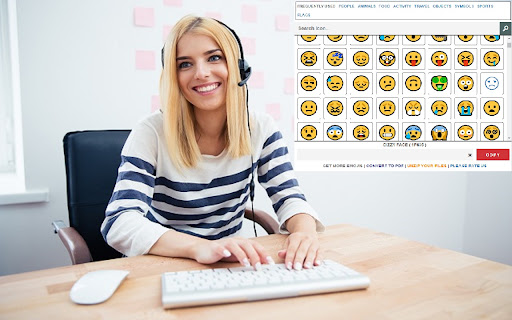 Emoji Keyboard for Google Chrome™ screenshot