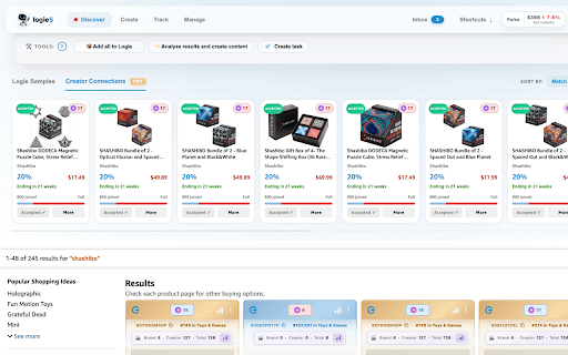 Logie 5 for Amazon Influencers screenshot