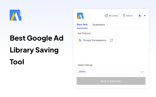 Ad Library：Google Ad Video Save Tool screenshot