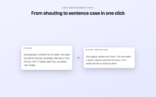 Capital Letter Converter — Uppercase, Lowercase, Title Case screenshot