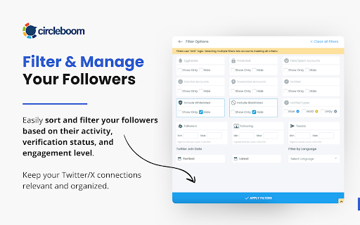 Circleboom Remove Twitter/X Followers screenshot