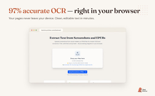 Kindle Text Extractor & OCR - TextMuncher screenshot