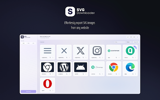 SVG Downloader screenshot