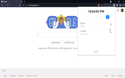 World Clock screenshot