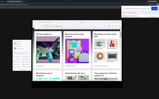 Torify – Anonymous testing screenshot