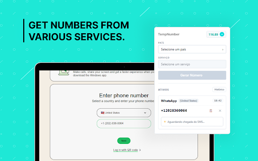 TempNumber - Virtual Number and SMS Generator screenshot