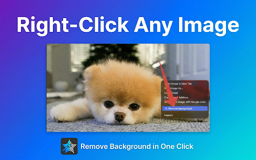 Remove background in one click screenshot