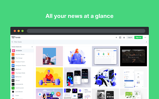 Panda New Tab screenshot