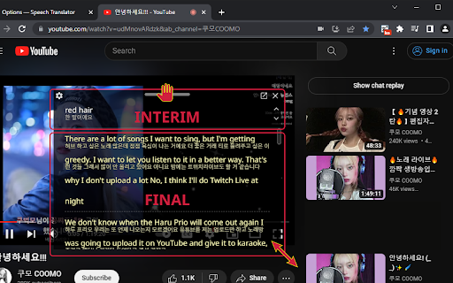 Speech Translator screenshot