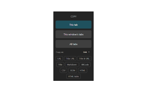 Tab Copy screenshot