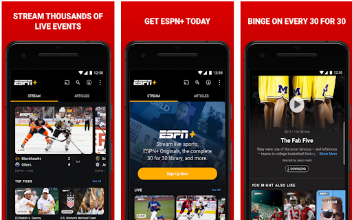 ESPN screenshot