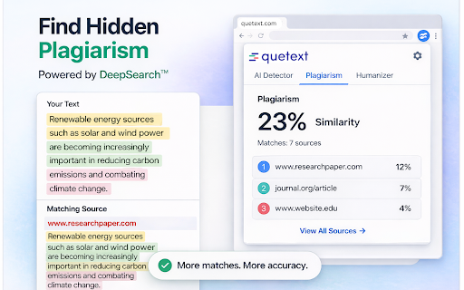 Quetext: AI Content Detector & Plagiarism Checker screenshot