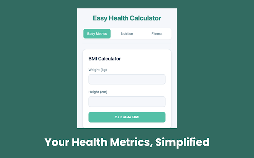 Easy Health Calculator screenshot