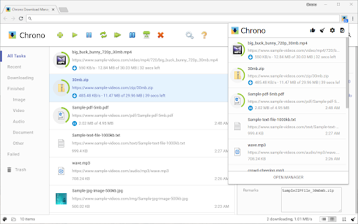 Chrono Download Manager screenshot