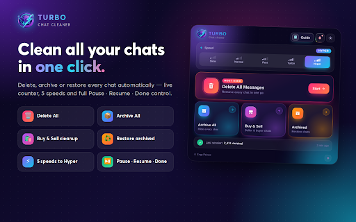 Delete Facebook Messages (Turbo) screenshot