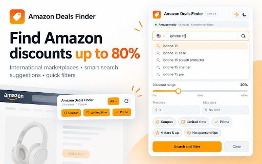 Amazon Deals Finder screenshot