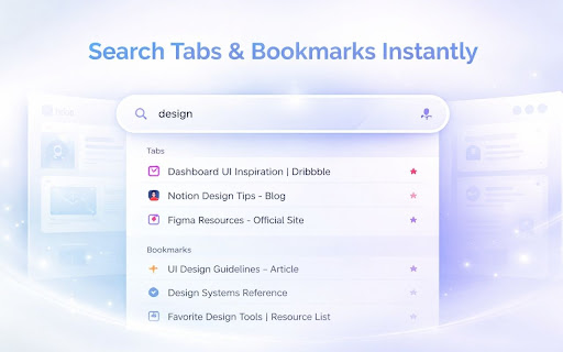 Bookmark & Tab Manager screenshot