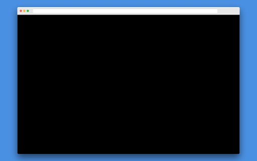 Blank Dark New Tab Page screenshot