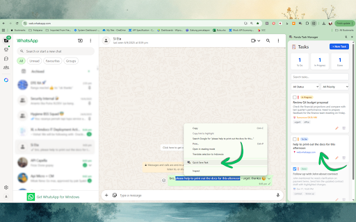 Panda Task Manager screenshot