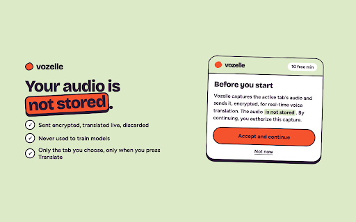 Video Translator - Dub Courses, Talks & Podcasts | Vozelle screenshot