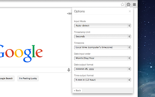 Utime screenshot
