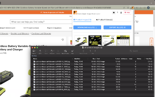 HomeDepot Image Downloader screenshot