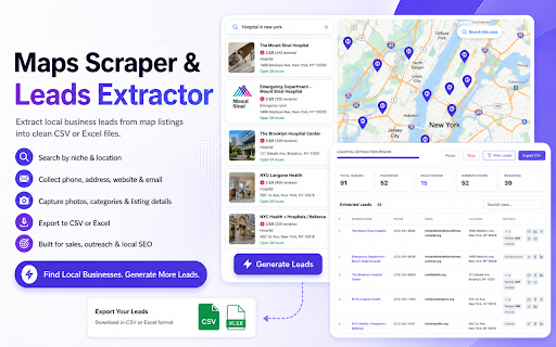 Maps Scraper | Leads Extractor by LeadStal screenshot