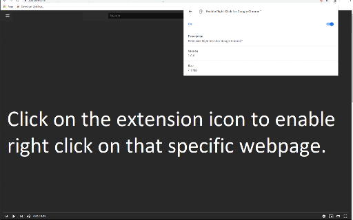Enable Right Click for Google Chrome™ screenshot