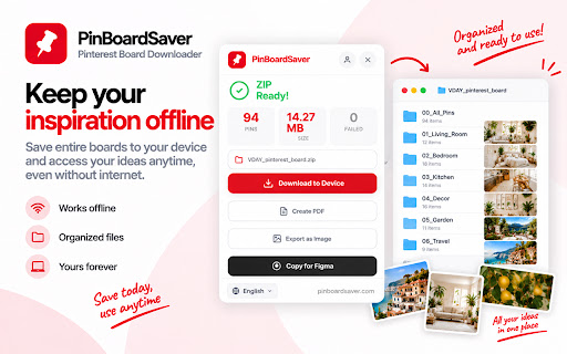 PinBoardSaver - Pinterest Board Downloader screenshot