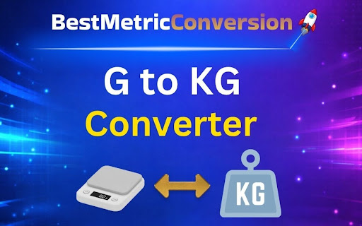 G to KG Converter Chatbot & PDF Conversion - BestMetricConversion screenshot