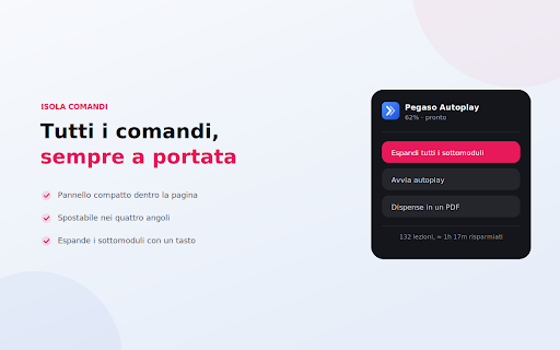 Pegaso Autoplay – Autoplay Lezioni Multiversity screenshot