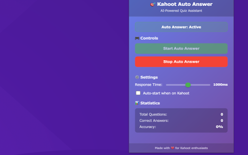 Kahoot Hacker Auto Answer screenshot