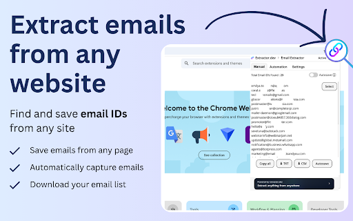 Email Extractor screenshot