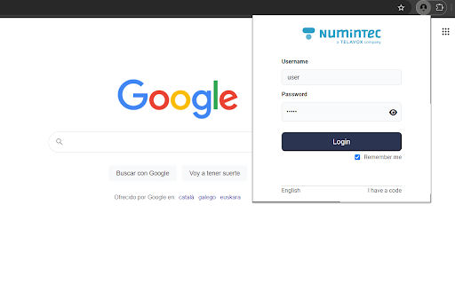 Numintec for Chrome screenshot