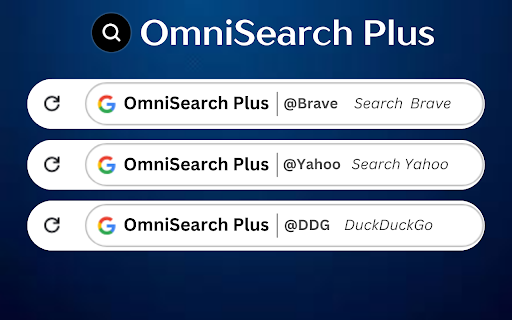 OmniSearch Plus - ChatGPT, Claude, YouTube, Bing Search Bar screenshot