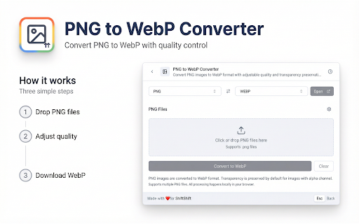 PNG to WebP screenshot