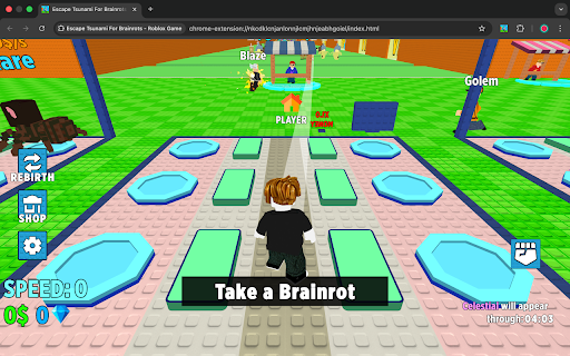 Escape Tsunami For Brainrots - Roblox Game screenshot