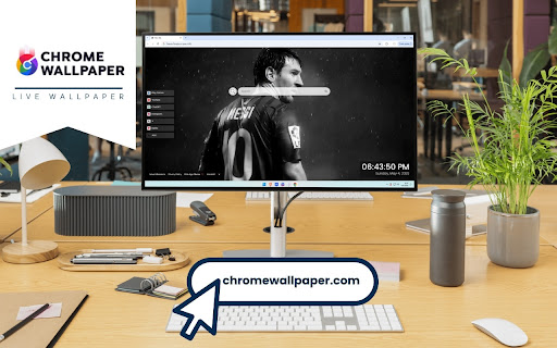 Lionel Messi Rain Live Wallpaper screenshot